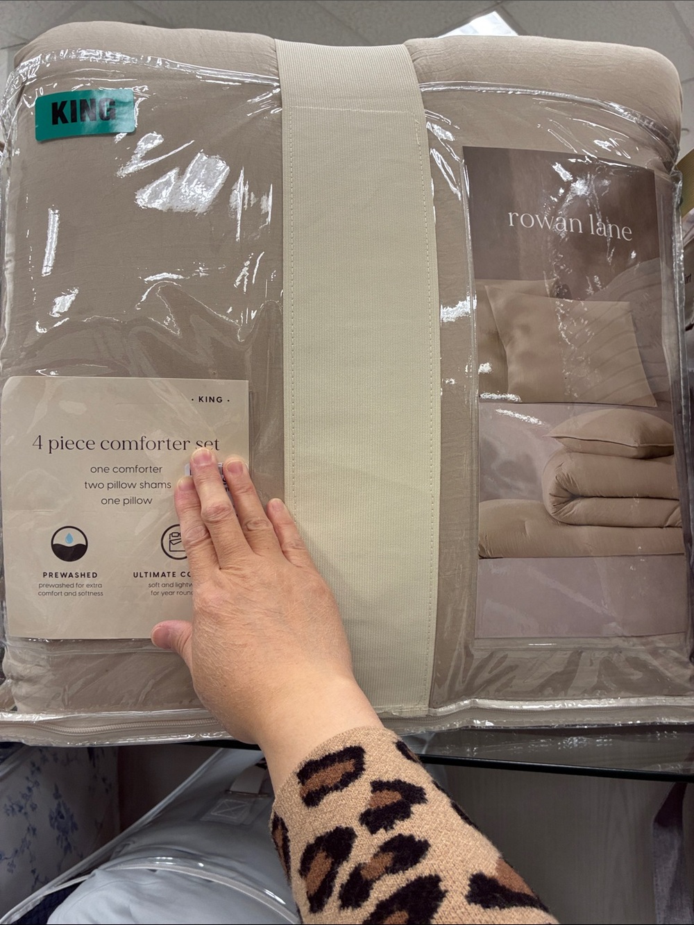 Morgan Lane Neutral Taupe Comforter Set